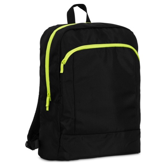 PLECAK UCLA 16L - CZARNY - ŻÓŁTY FLUO