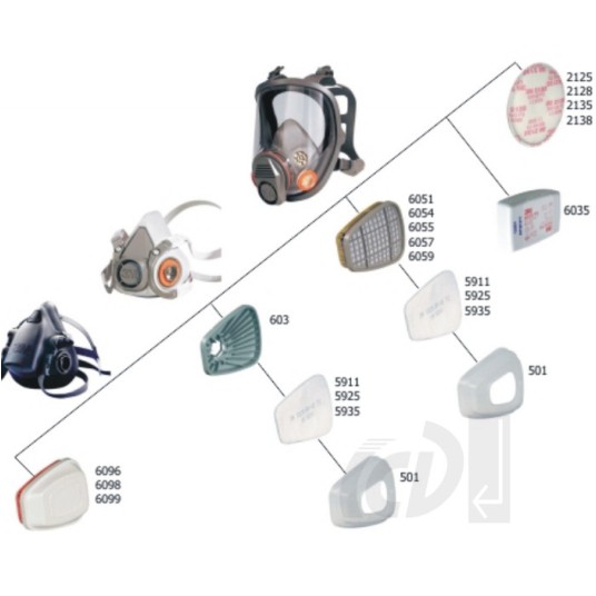 POCHŁANIACZ 3M 6051 A1