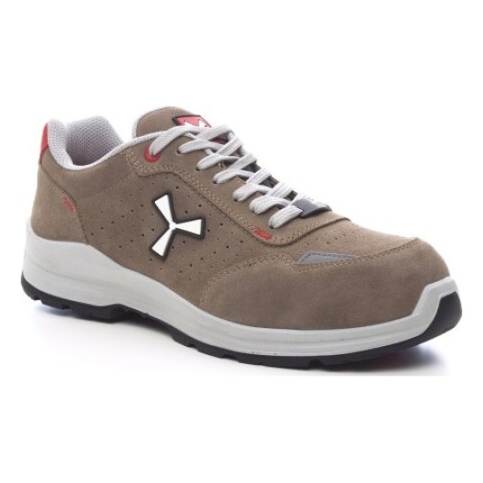 PÓŁBUTY OCHRONNE S1 - S1P GET FRESH LOW S1P-SUE - KHAKI