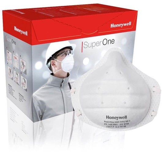 PÓŁMASKA BEZ ZAWORKA HONEYWELL SUPERONE 3205 V2 FFP2 NR D