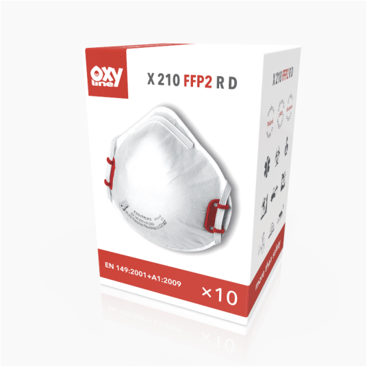 PÓŁMASKA FILTRUJĄCA OXY X 210 FFP2 R D