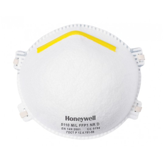 PÓŁMASKA JEDNORAZOWA BEZ ZAWORKA HONEYWELL 5110 FFP1 NR D - M/L