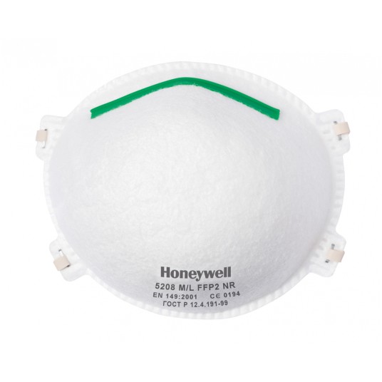 PÓŁMASKA JEDNORAZOWA BEZ ZAWORKA HONEYWELL 5208 FFP2 NR D - M/L