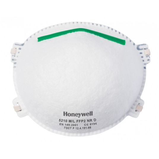 PÓŁMASKA JEDNORAZOWA BEZ ZAWORKA HONEYWELL 5210 FFP2 NR D - M/L