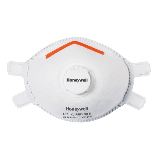 PÓŁMASKA JEDNORAZOWA Z ZAWORKIEM HONEYWELL 5321 FFP3 NR D - M/L