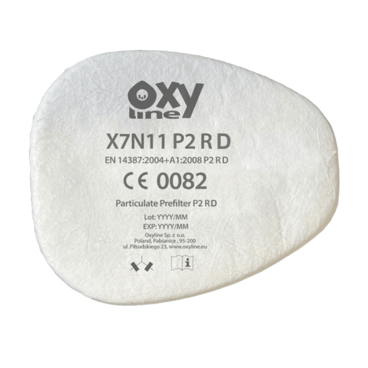 PREFILTR PRZECIWPYŁOWY OXYLINE OXYPRO X7N11 P2 R D