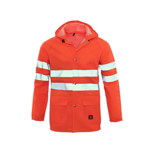 PROBALTIC KURTKA PRZECIWDESZCZOWA FLUO ORANGE