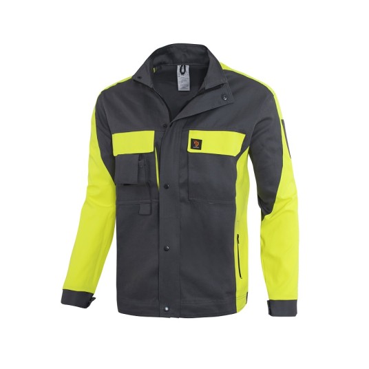 PROPLUS KURTKA SZARO-ŻÓŁTA