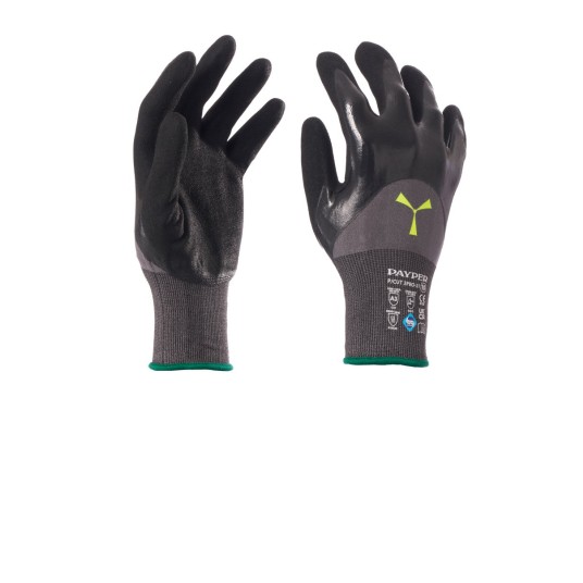 RĘKAWICA ANTYPRZECIĘCIOWA POWLEKANA NITRYLEM P/CUT 3PRO-21 - SZARY/CZARNY