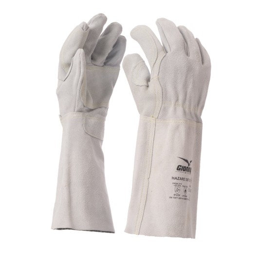 RĘKAWICA SPAWALNICZA DWOINA BYDLĘCA HAZARD 250T-20 - LODOWY