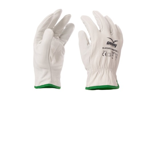 RĘKAWICA ZIMOWA WZMACNIANA SKÓRA LICOWA BLIZZARD 55WINTER - LODOWY