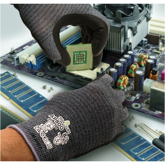 RĘKAWICE ANTYSTATYCZNE SHOWA AP800 - SZARY