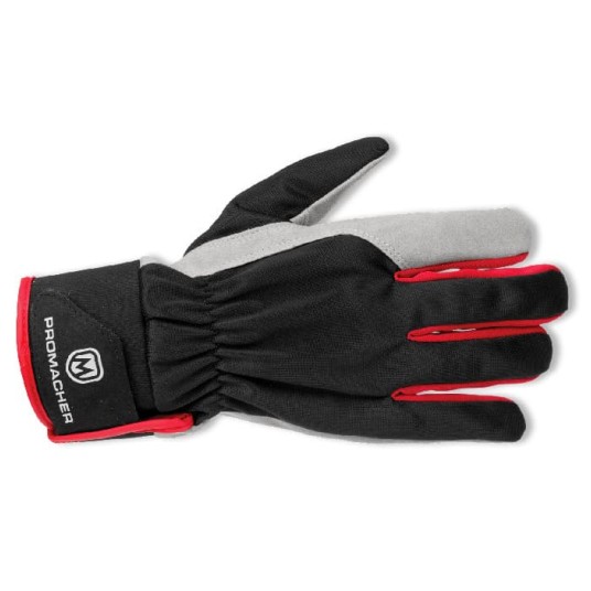 RĘKAWICE CARPOS VELCRO GREY/RED