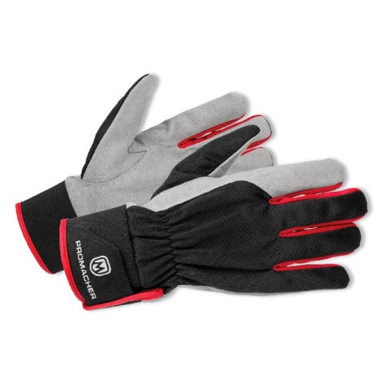 RĘKAWICE CARPOS VELCRO GREY/RED