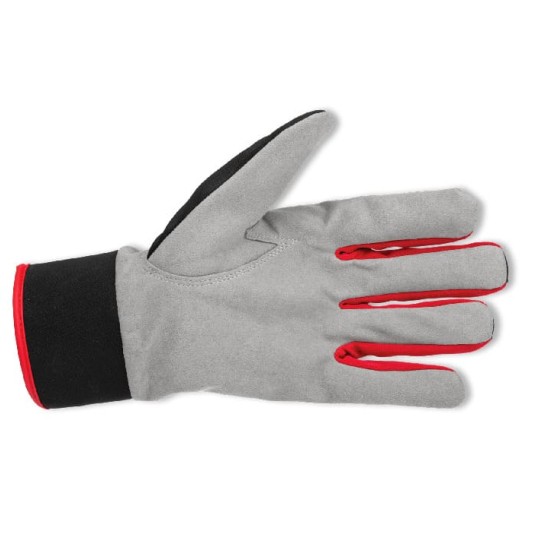 RĘKAWICE CARPOS VELCRO GREY/RED