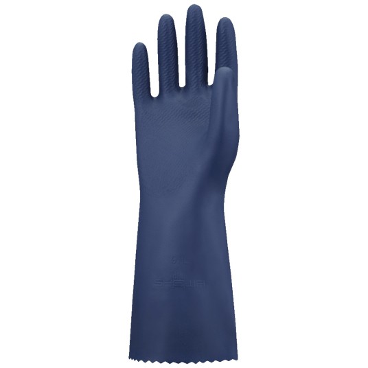RĘKAWICE CHEMOODPORNE SHOWA CN750 - NIEBIESKI