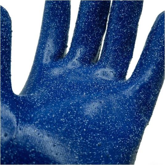 RĘKAWICE CHEMOODPORNE SHOWA NSK24 - NIEBIESKI