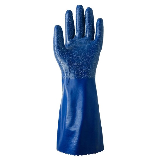 RĘKAWICE CHEMOODPORNE SHOWA NSK24 - NIEBIESKI