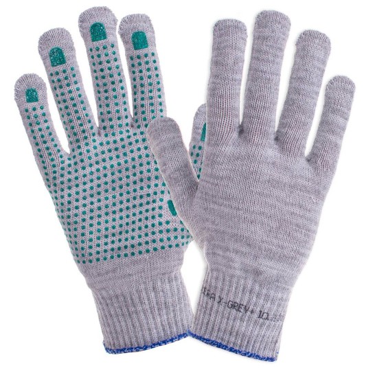 RĘKAWICE OCHRONNE BAWEŁNIANO POLIESTROWE Z NAKROPIENIEM X-GREY PLUS