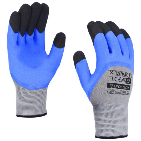 RĘKAWICE OCHRONNE POWLEKANE LATEKSEM X-TARGET