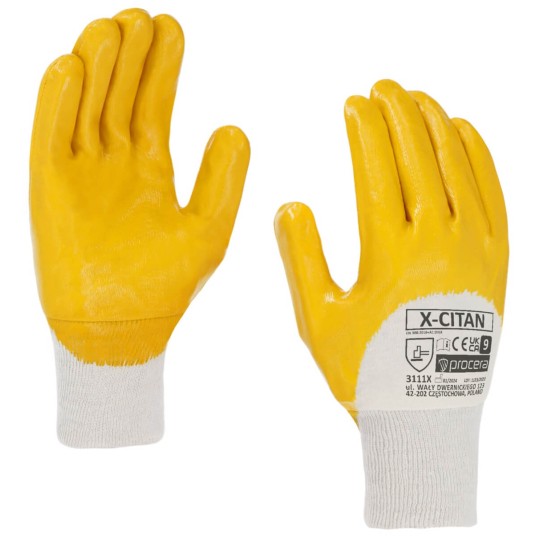 RĘKAWICE OCHRONNE POWLEKANE NITRYLEM X-CITAN