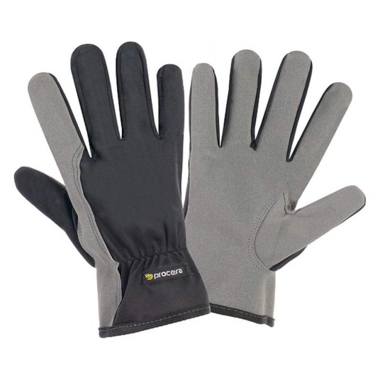 RĘKAWICE OCHRONNE ZE SKÓRY SYNTETYCZNEJ X-GRIS