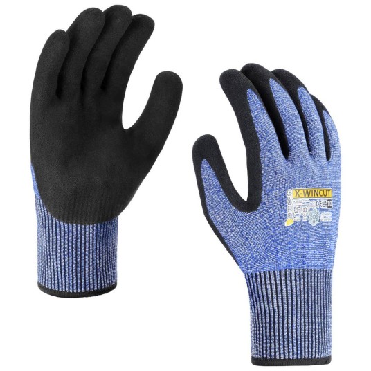 RĘKAWICE OCIEPLANE ANTYPRZECIĘCIOWE X-WINCUT ROZM. 10