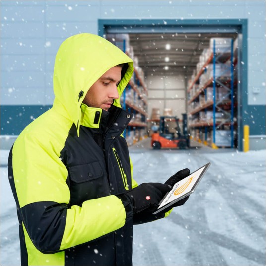 RĘKAWICE OCIEPLANE SOFTSHELL X-WINDSHELL ROZM. 10