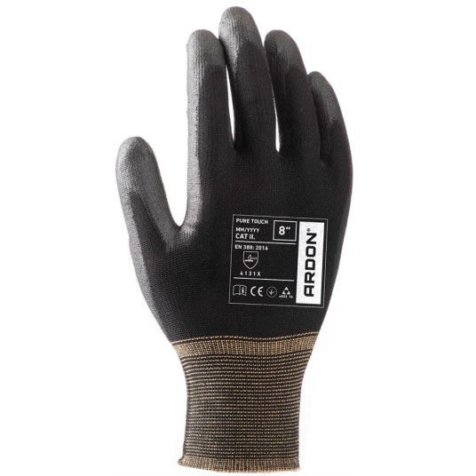 RĘKAWICE PURE TOUCH - CZARNY