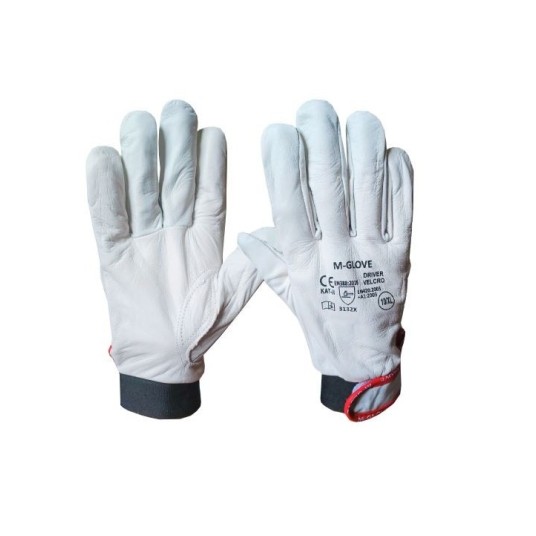 RĘKAWICE SKÓRZANE M-GLOVE DRIVER VELCRO 3132X