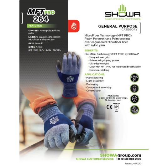 RĘKAWICE UNIWERSALNE SHOWA 264