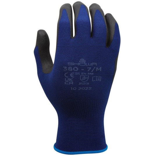 RĘKAWICE UNIWERSALNE SHOWA 380 - NIEBIESKI