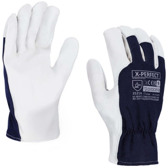 RĘKAWICE WZMOCNIONE KOZIĄ SKÓRĄ X-PERFECT