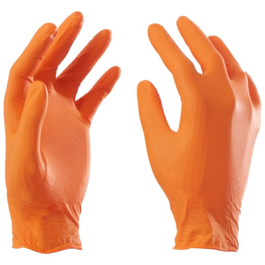 RĘKAWICZKI ROBOCZE NITRO-DIAMOND - POMARAŃCZOWY