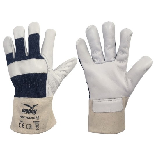 RĘKAWICZKI ROBOCZE PILOT 70JEANS - LODOWY