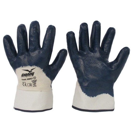 RĘKAWICZKI ROBOCZE TANK NBR3 - NIEBIESKI