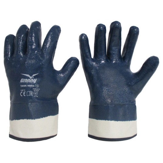 RĘKAWICZKI ROBOCZE TANK NBR4 - NIEBIESKI