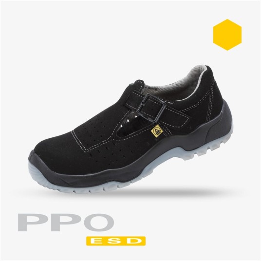 SANDAŁY 601 Z METAL. PODNOSKIEM ESD