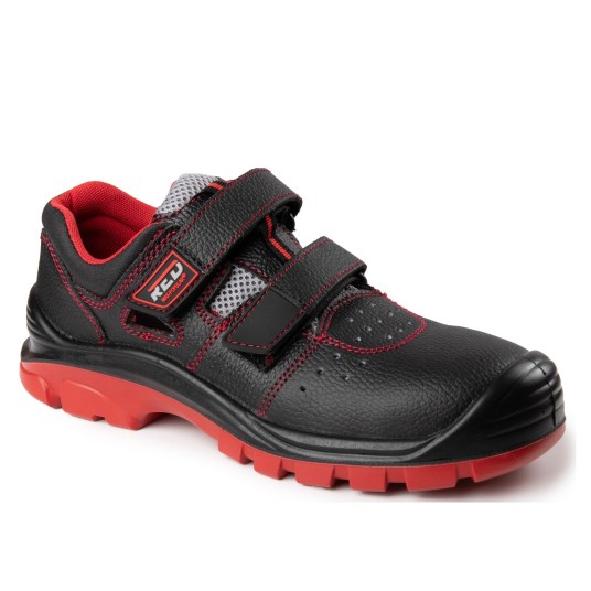 SANDAŁY MAX-POPULAR RED S1-P SRC