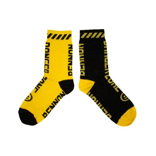 SKARPETY BENNONKY BLACK/YELLOW