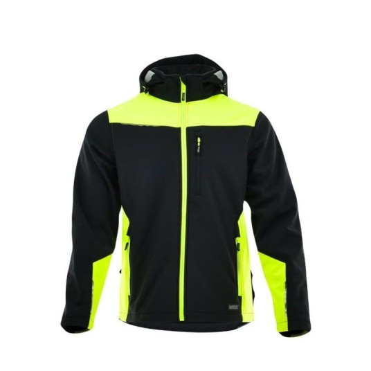 SOFTSHELL COMFORT PLUS CZARNY