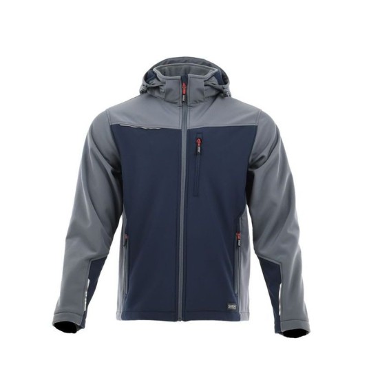 SOFTSHELL COMFORT PLUS SZARY