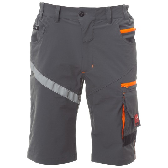 SPODENKI KRÓTKIE BERMUDY NEXT 4W SHORTS - ANTRACYTOWY-CZARNY