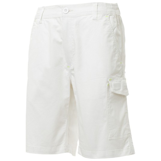 SPODENKI KRÓTKIE BERMUDY SERVICE STRETCH - BIAŁY