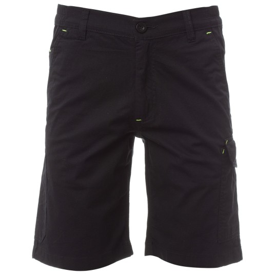 SPODENKI KRÓTKIE BERMUDY SERVICE STRETCH - CZARNY