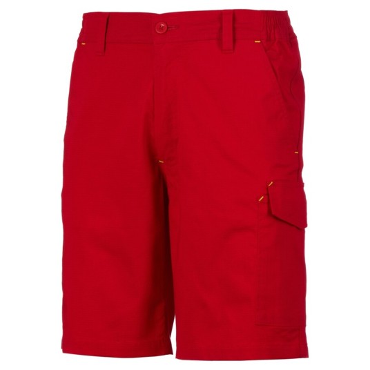 SPODENKI KRÓTKIE BERMUDY SERVICE STRETCH - CZERWONY