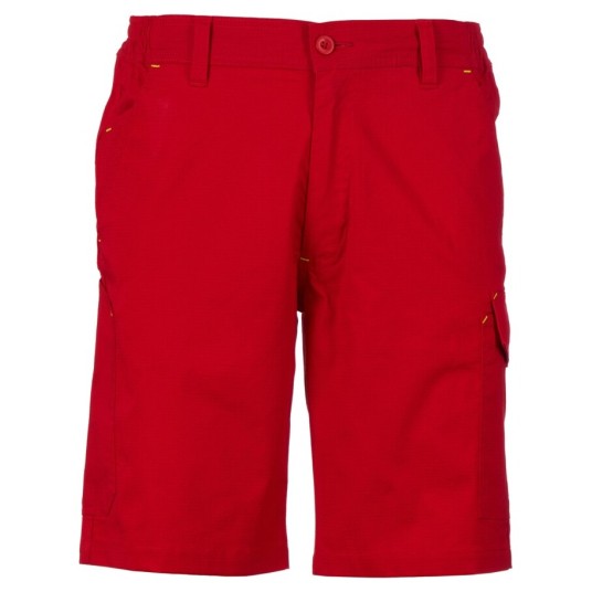 SPODENKI KRÓTKIE BERMUDY SERVICE STRETCH - CZERWONY