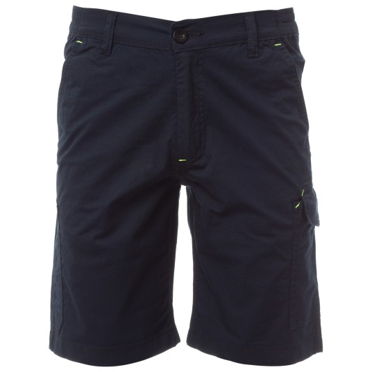 SPODENKI KRÓTKIE BERMUDY SERVICE STRETCH - GRANATOWY