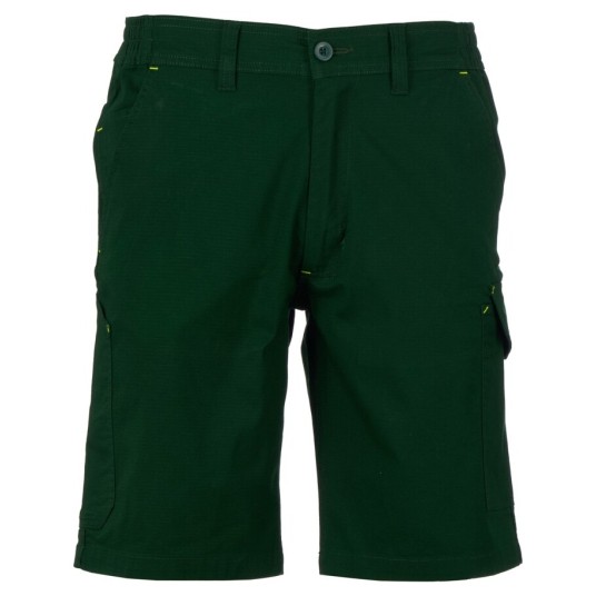 SPODENKI KRÓTKIE BERMUDY SERVICE STRETCH - ZIELONY