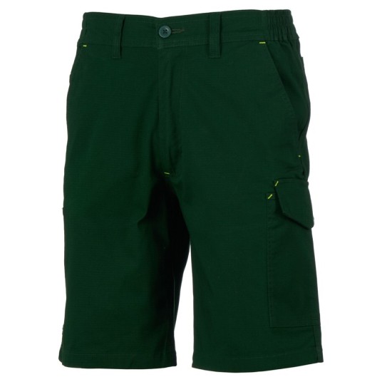 SPODENKI KRÓTKIE BERMUDY SERVICE STRETCH - ZIELONY